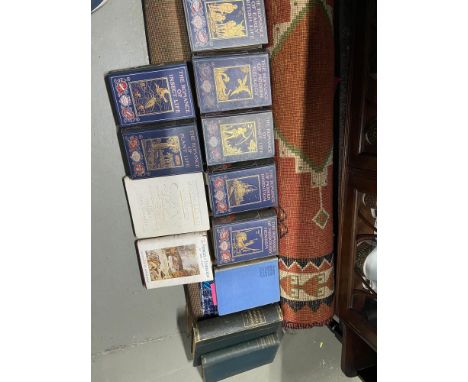 A Collection of antique and collectable books which include various book titles by G.F. SCOTT ELLIOT, Traditions of Edinburgh