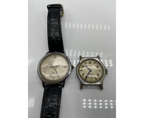 A Lot of two vintage watches which includes a Pinnacle 17 Jewels Incabloc - serial number 22 310 C N and a T.C.Bandelier Laho