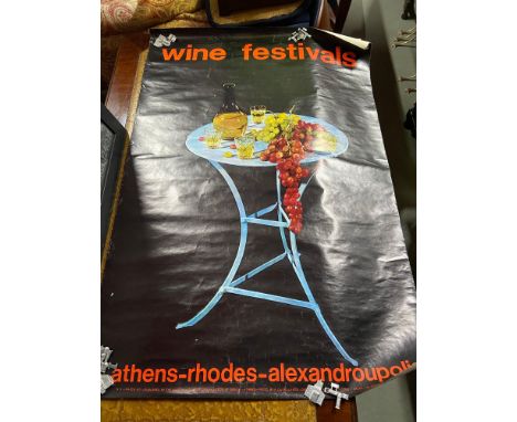 A Vintage Wine Festivals poster 