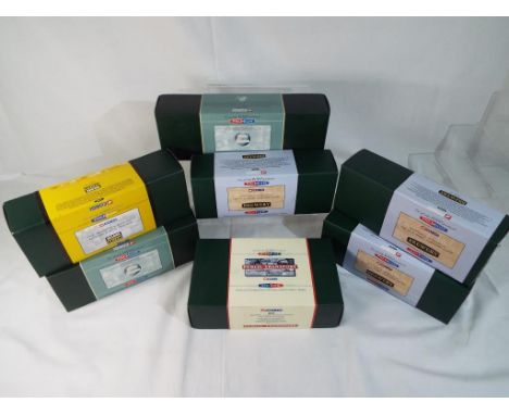 Corgi Premium - seven diecast models # 33301, 11801, 26102, 11801, 18404, 11801 and 29203