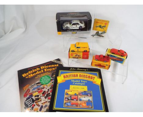 Dinky Toys - Morris Pick-Up # 065, mint, AA Mini Van # 274 exc, Hawker Hunter Fighter # 736, exc, all boxed - included in the