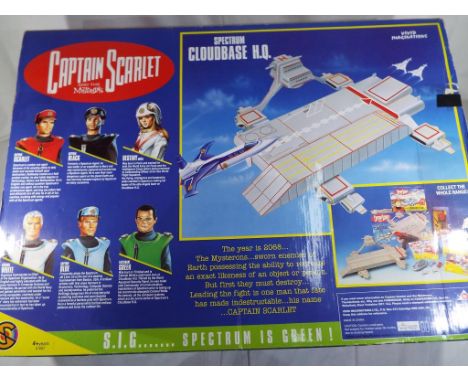 Thunderbirds Captain Scarlet and the Mysterons Spectrum Cloudbase HQ by Matchbox - boxed playset - included in the lot is a K