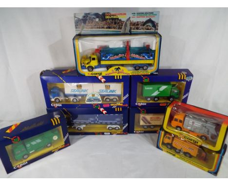 Corgi - a collection of diecast model commercial vehicles comprising # 1109, 1116, 1117, 1164, 1190, 1191, 1191 and C1115, al