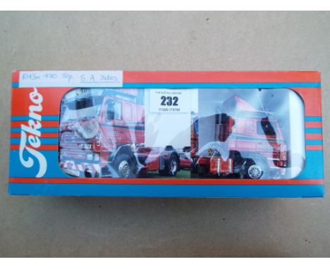 Tekno - Scania R143M 470 Topline 4x2 tractor unit 'S.A. Yates Transport - Brailsford, Derbyshire', mint in window box - one o