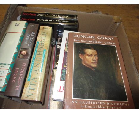 Box containing approximately seventeen volumes, diaries, life, biography etc including letters, Vita Sackville West and Nigel