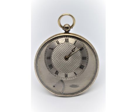 Small and slender 18ct gold and silver cased lever watch in the manner of Breguet.  The silvered engine turned dial with offs