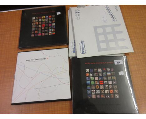 Three Royal Mail Special stamps year books, 1999, 2000, 2002, together with a small quantity of First Day Covers 