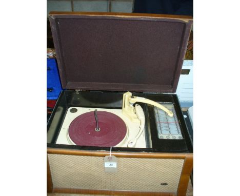A Vintage GEC record player with a Collard turntable.