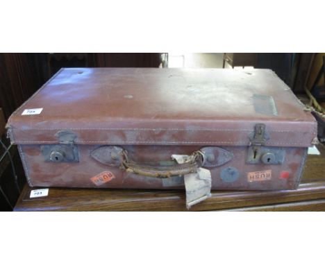 Vintage suitcase.