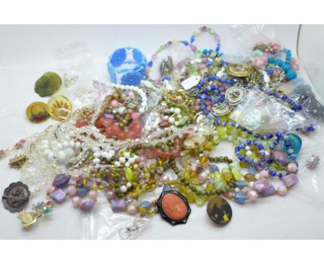 Vintage costume jewellery 