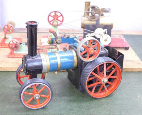 A Mamod table top steam engine and a TE1A steam engine 