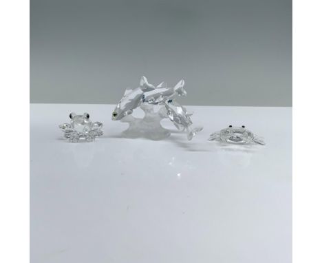South Sea Fish 171709, Crab 206481, and Frog 183113. South Sea Fish features three fish with melon-colored eyes atop a froste