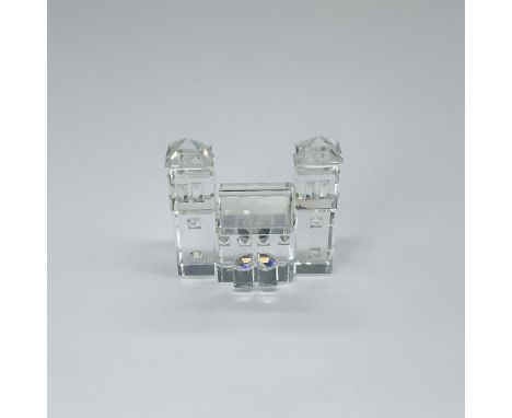 Lead crystal clear crystal piece that formed part of the Silver Crystal City group. Swarovski etched backstamp. This item has