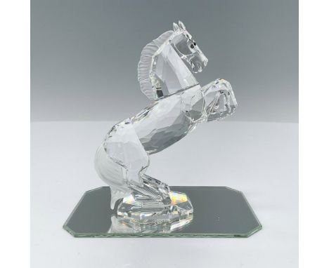 Part of the Horses on Parade collection, this piece is crafted from clear crystal with a frosted tail and mane. Swarovski etc