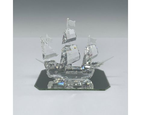 Part of the When We Were Young series, this lead crystal piece depicts a notable 15th-century Spanish ship. Swarovski etched 