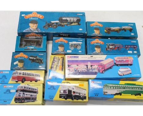 Corgi Dibnah's Choice diecast moderls to include CC20101 Fowler B6 Road Loco, Low Loader and Boiler Norman E Box (Vulcan), CC