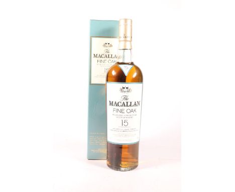 THE MACALLAN Fine Oak 15 year old Highland single malt Scotch whisky, 70cl 43% abv. boxed. 