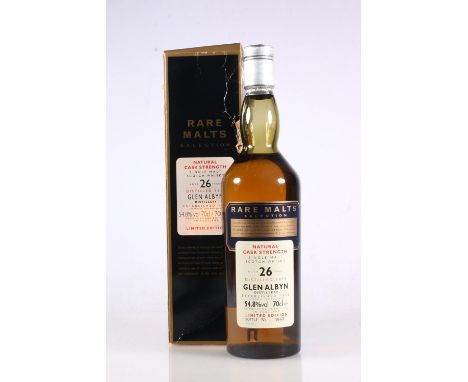 GLEN ALBYN 1975 26 year old single malt Scotch whisky bottles as part of the Rare Malts Selection range, limited edition bott