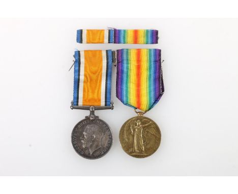 Medals of 19962 Private W Wilson of the Royal Scots comprising WWI war medal and victory medal [19962 PTE W WILSON R SCOTS], 