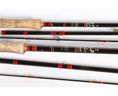 House of Hardy Graphite Deluxe Spey three piece salmon fly fishing rod 15' 457cm #10 #IPH127965, in blue cloth case, and a Ho