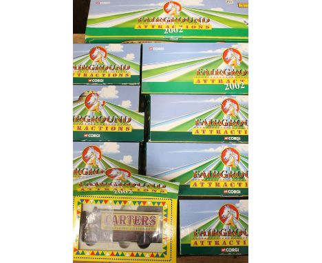 Corgi Fairground Attractions diecast models to include CC10804 Carters Foden S21 Steam Yacht Lorry and Trailer, CC10705 Scamm