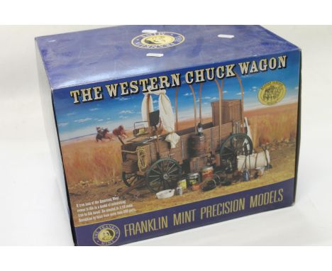 The Franklin Mint Precision Models 1:16 scale Western Chuck Wagon, Western Heritage Museum, boxed. 