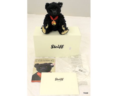 Steiff Titanic Centenary Bear EAN 663888 Exclusive Limited Edition for Danbury Mint that comes new in the plastic bag in the 