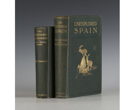 CHAPMAN, Abel, and Walter J. BUCK. Unexplored Spain. London: Edward Arnold, 1910. First edition, large 8vo (261 x 172mm.) Unc