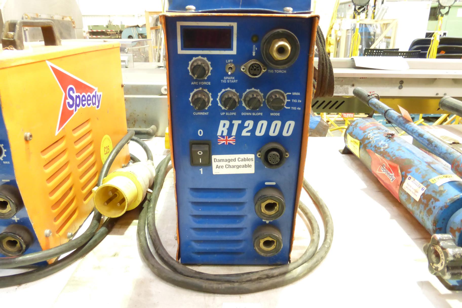 * Newarc RT2000 200AMP TIG/MMA Inverter Welder 110V (No Cables)