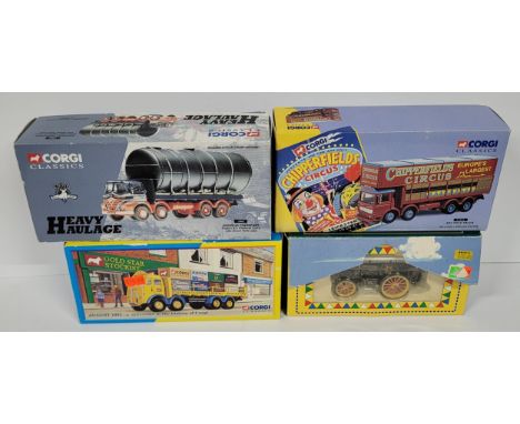 Collection of corgi and corgi classics trucks including Garrett Showmans tractor (Qty) 