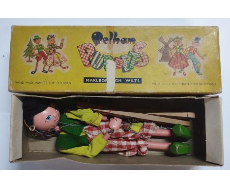 Male Pelham puppet in original box 