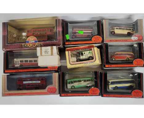 Collection of ten die cast models including one corgi tram example (10) 
