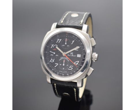 JEAN MARCEL Targa 911 limitierter Herrenchronograph mit Chronometer in Stahl,  Schweiz um 2005, Automatik, auf 911 Stück limi