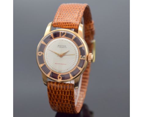 ROYCE Cocktail-Watch ausgefallene Armbanduhr,   Schweiz um 1960, Handaufzug, verg. durchbr. Gehäuse, vergl. Stahlboden geschr