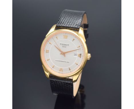 TISSOT Herrenarmbanduhr Vintage Powermatic 80 in RG 750/000 Referenz T920407A,  Automatik, 2-teil. Geh. beids. vergl., Boden 