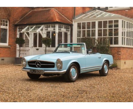 1964 Mercedes-Benz 230 SL Pagoda Transmission: automaticMileage:35487The Mercedes-Benz W113 roadsters, designed by Paul Bracq