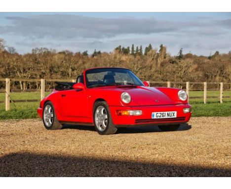 1990 Porsche 911 / 964 Carrera 4 Cabriolet  Transmission: manualMileage:89894Known internally as the 964, Porsche's new gener