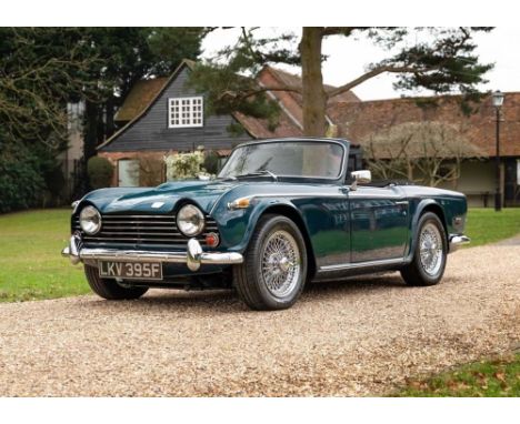 1968 Triumph TR5 Transmission: manualMileage:27223The TR5 was built for a 13-month period between August 1967 and September 1