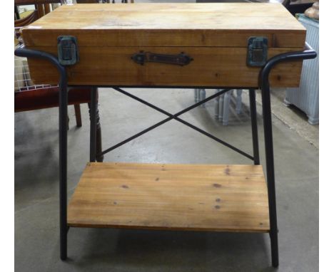 A trunk on stand 