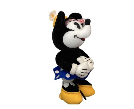 Steiff Disney Mickey Mouse no. 354939 and Minnie Mouse no. 354946, both boxed