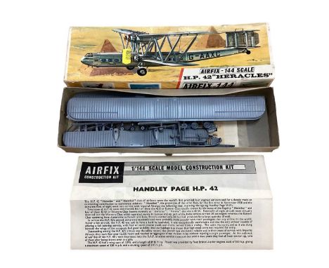 Airfix Red Stripe 1:144 scale H.P.42 Heracles &amp; 1:72 scale Flying Fortress, plus Monty's Humber Staff Car (x3) and others
