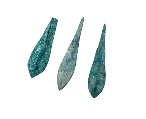 Three Egyptian arrow heads