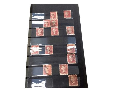 Stamps GB and World selection including 1d plates, 1/2d bantams, Postal History and Stationery items, First Day Covers, India