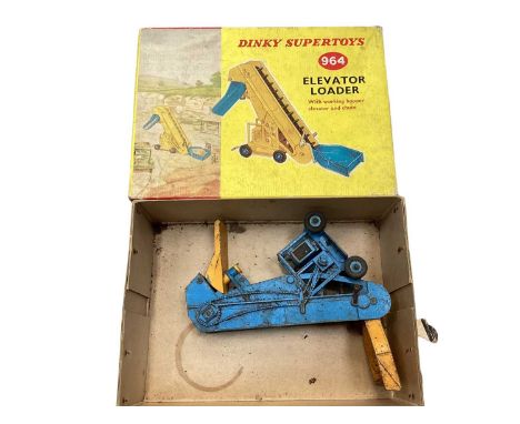 Diecast Dinky Super Toy Elevator Loader 964 boxed and a selection in unboxed Dinky, Corgi and Matchbox models.