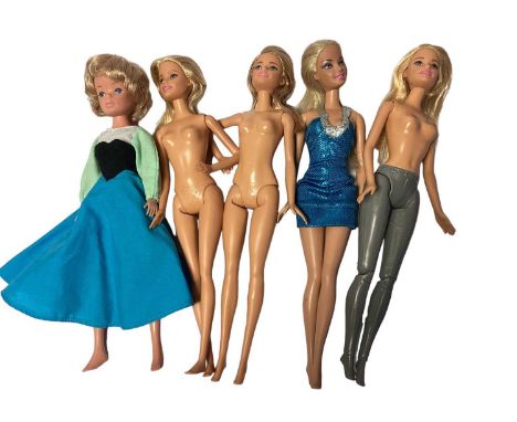 Mattel (2013-2015) Barbie dolls &amp; one other (5)