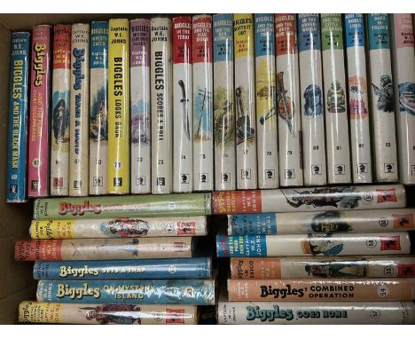 Captain W. E. Johns - Biggles, a good complete run from 51-84, with dust jackets, 1958-1970, all first editions. (33)