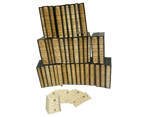 The First Collected Works of Sir Winston S. Churchill centenary limited edition set, vellum bound and in slip cases (cases de