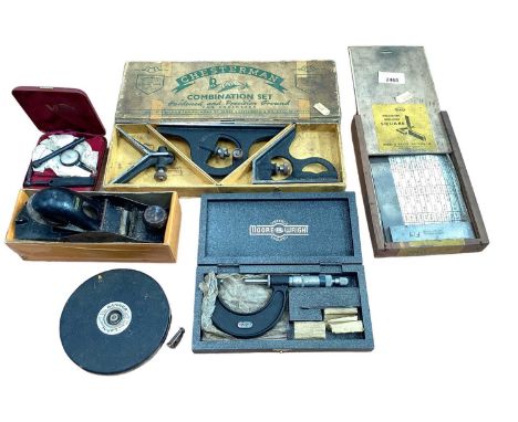 Group of tools, including vintage Record and Stanley planes