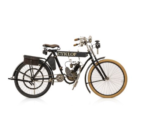 c.1921 'Cyklop' Lightweight Motorcycle Frame no. 1823Engine no. 7046For further information on this lot please visit the Bonh