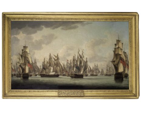 Robert Dodd (British, 1748-1816)Commodore Dance's celebrated action against a French squadron in the Straits of Malacca on 15